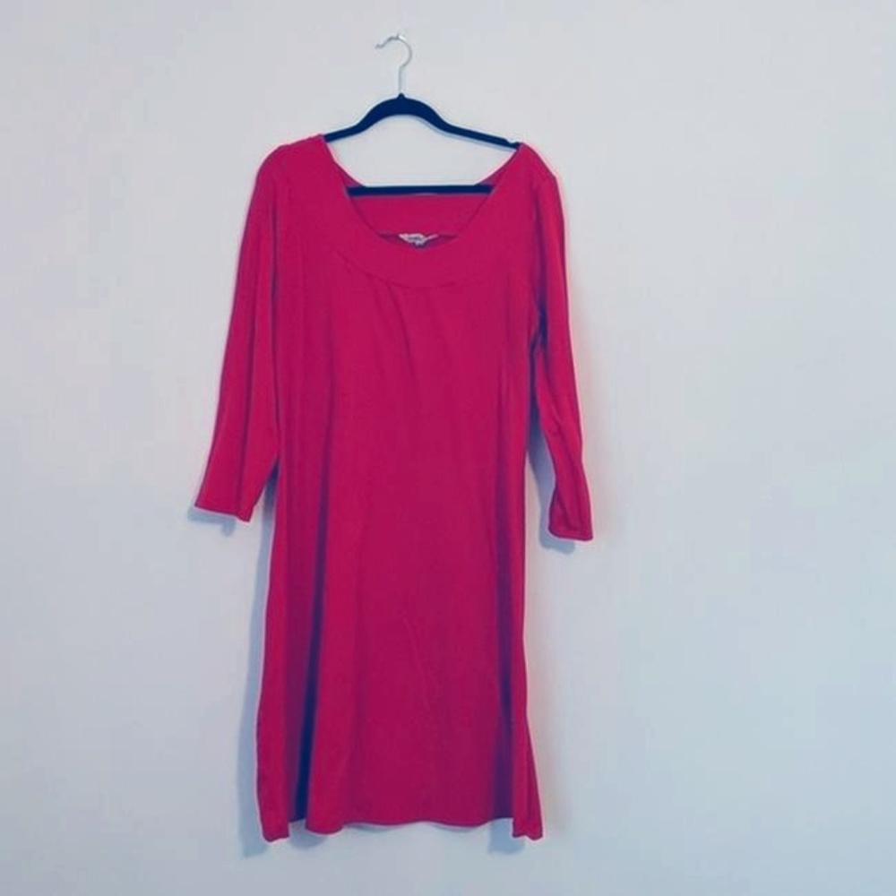 TravelSmith Red Work/Office Dress, XL